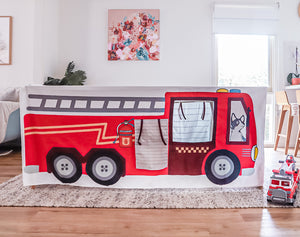 Fire Truck Table Tent