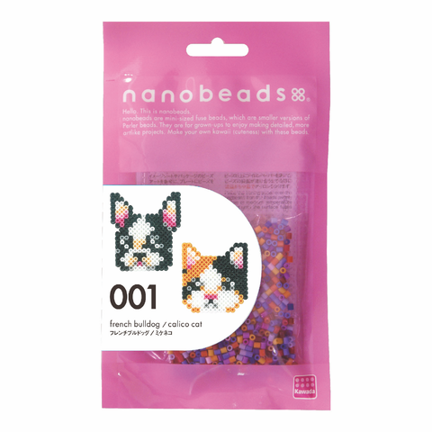 50% OFF nanobeads® Fuse Beads | French Bulldog/Calico Cat
