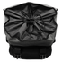 Navigator caravan wheel bag flap open with black drawstring closure — Adventure Awaits