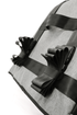 Navigator caravan wheel bag back view with folded excess straps — Adventure Awaits