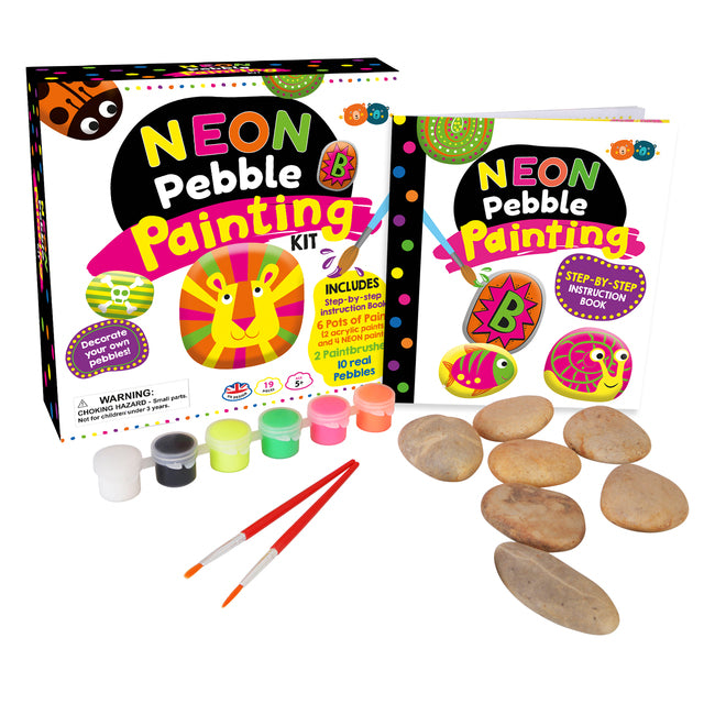 Neon Pebble Painting Kit