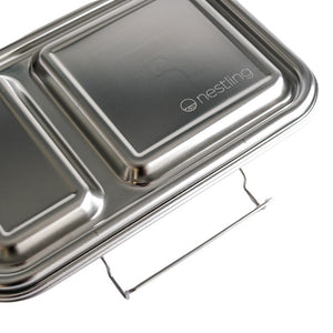 Nestling Stainless Steel DUO Bento Box | Leakproof