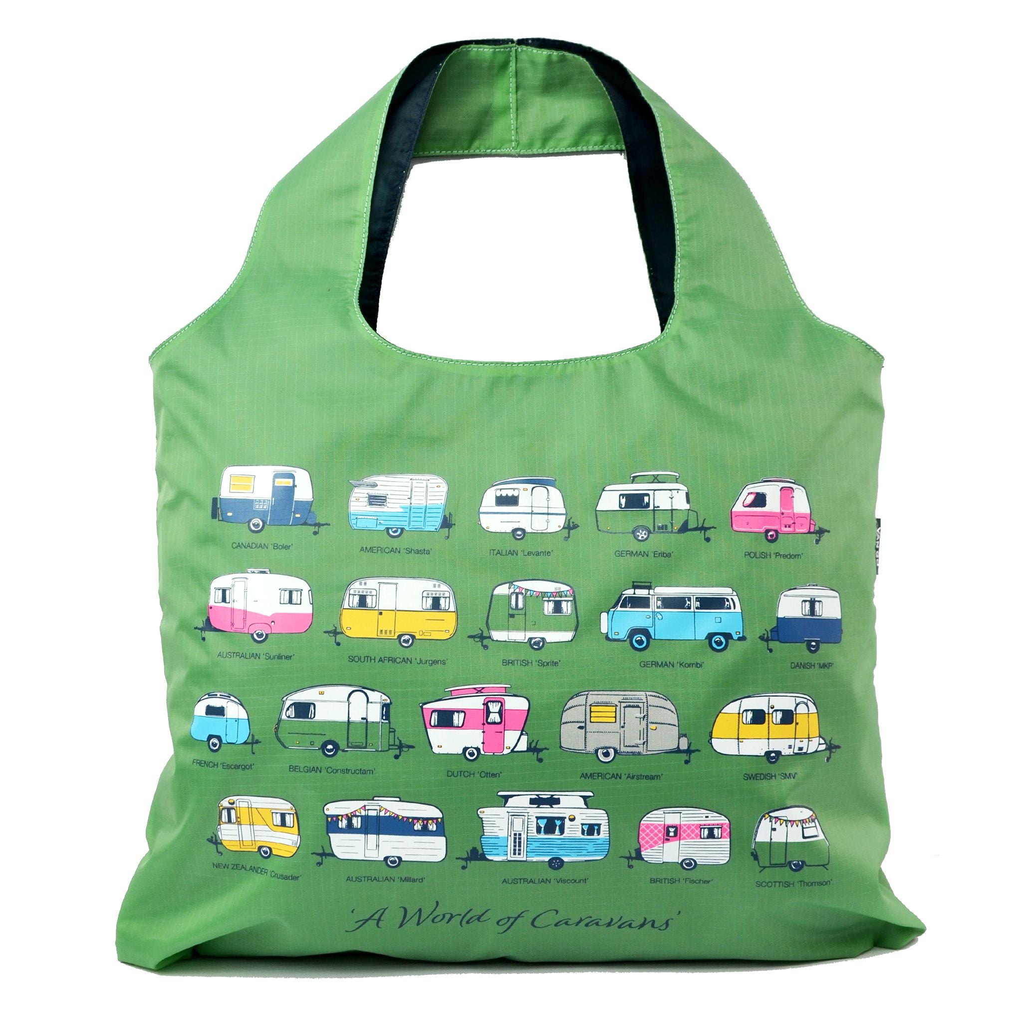 Van Go Tote Bags | Various Caravan Themed Designs & Colours
