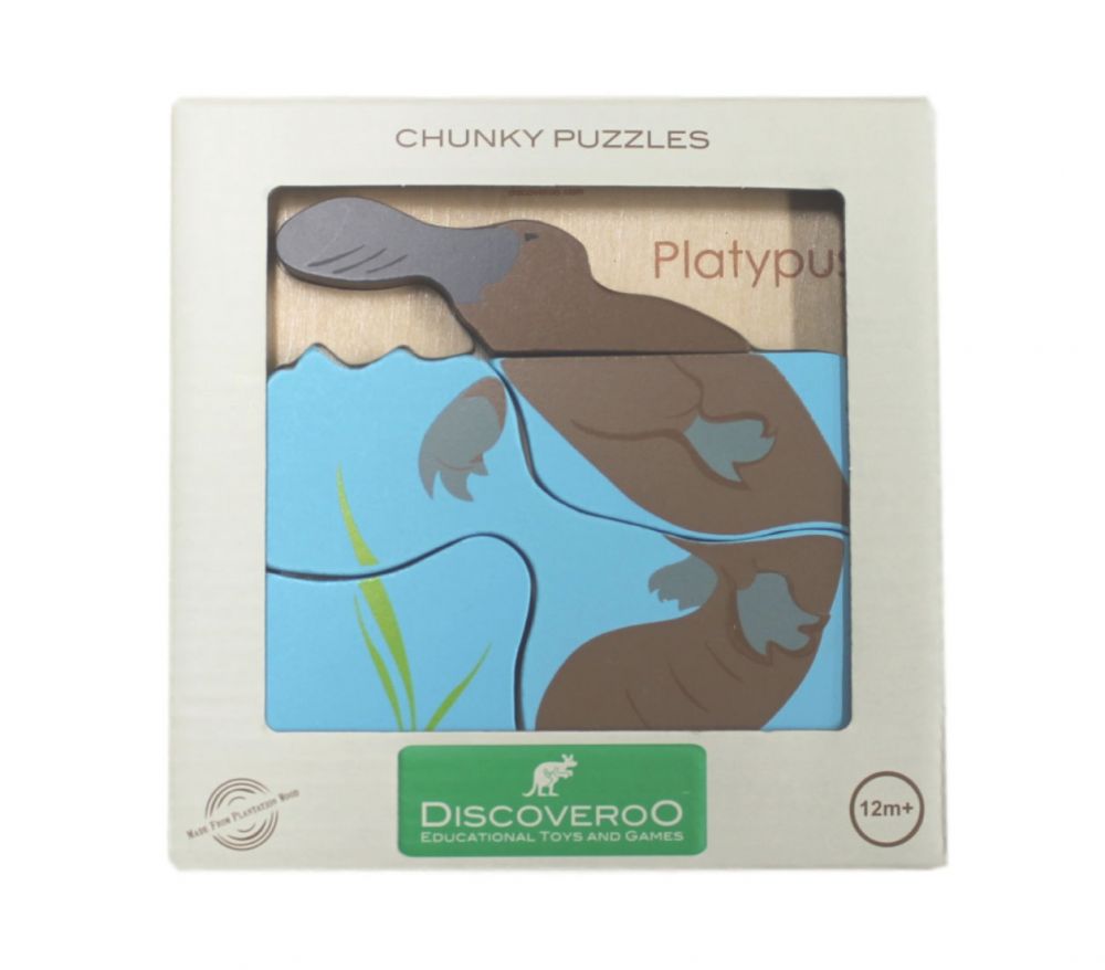 Discoveroo Chunky Puzzle Aussie Animals | Platypus