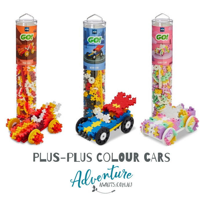 Plus-Plus Colour Cars 200pc Tubes