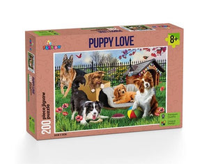 Funbox Jigsaw Puzzle 200 piece - Puppy Love