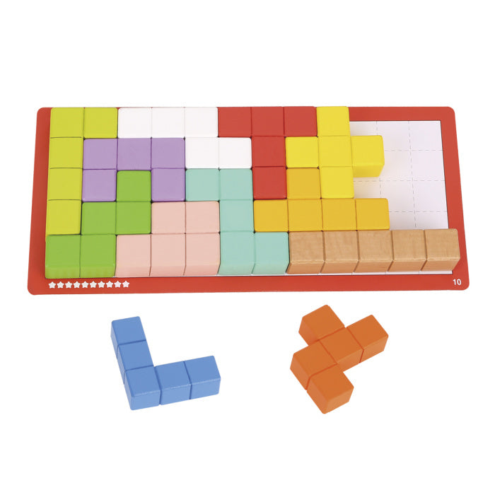 Wooden Puzzle Cubes