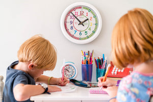 EasyRead Time Teacher Wall Clock | 29cm | Rainbow Face