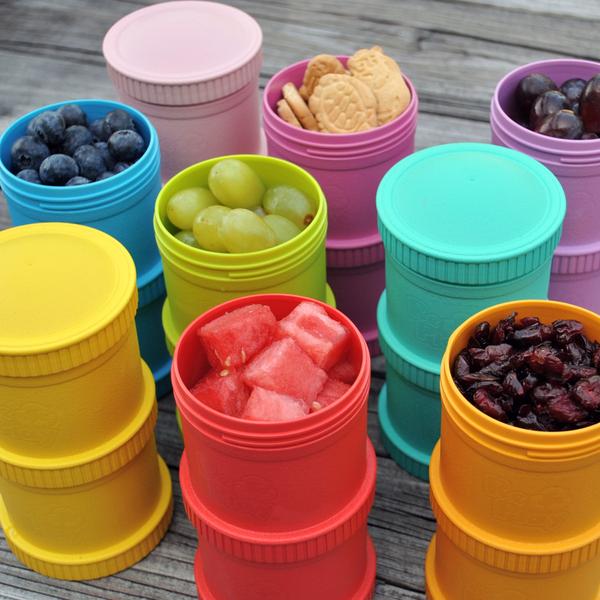 Re-Play Snack Stacks - 2 Pods & 1 Lid Recycled Tableware Containers ...