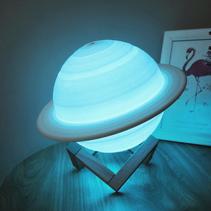 Saturn Lamp by Funtime with Changing Colours