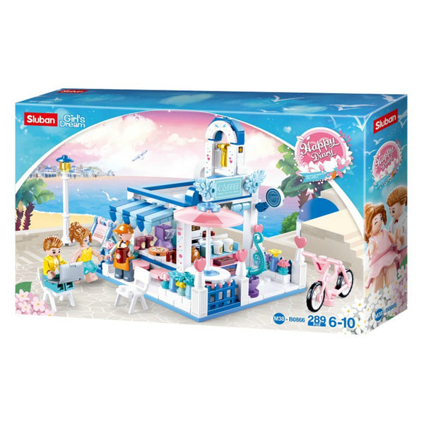 Sluban Bricks Girls Dream Coffee Shop Building Blocks Lego Compatible