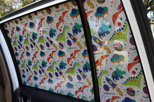 Toddler Tints Car Window Tint - Space Dino's
