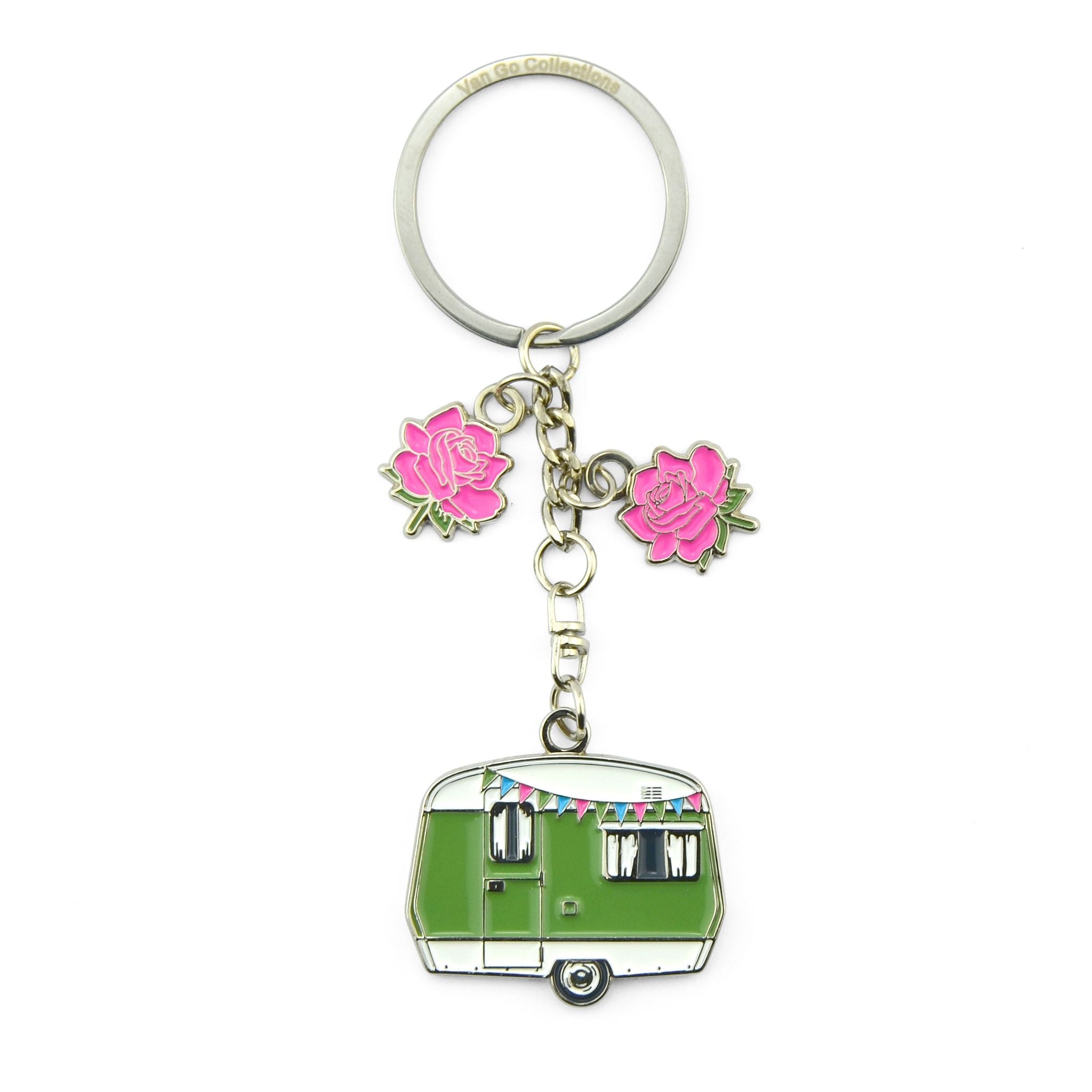 Van Go Key Rings | Various Caravan & RV Themed Designs & Colours