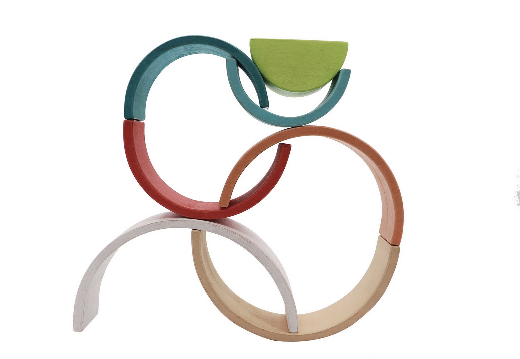 20% OFF Kaper Kidz Wooden Stacking Rainbow