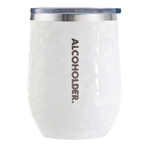 Alcoholder Stemless Insulated Tumbler | Snow Leopard