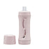 musk subo the food bottle shown with lid removed and sitting beside the bottle on a white background