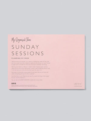 Write To Me | Sunday Sessions. Planning My Week