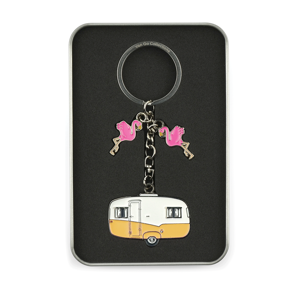 Van Go Key Rings | Various Caravan & RV Themed Designs & Colours