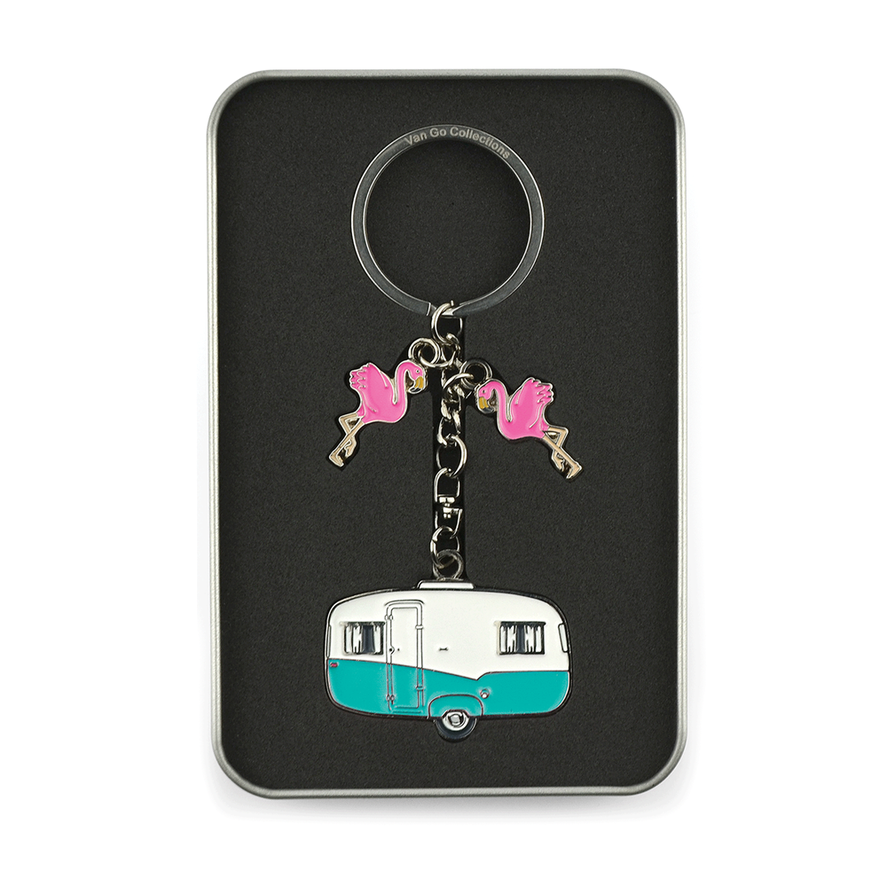 Van Go Key Rings | Various Caravan & RV Themed Designs & Colours