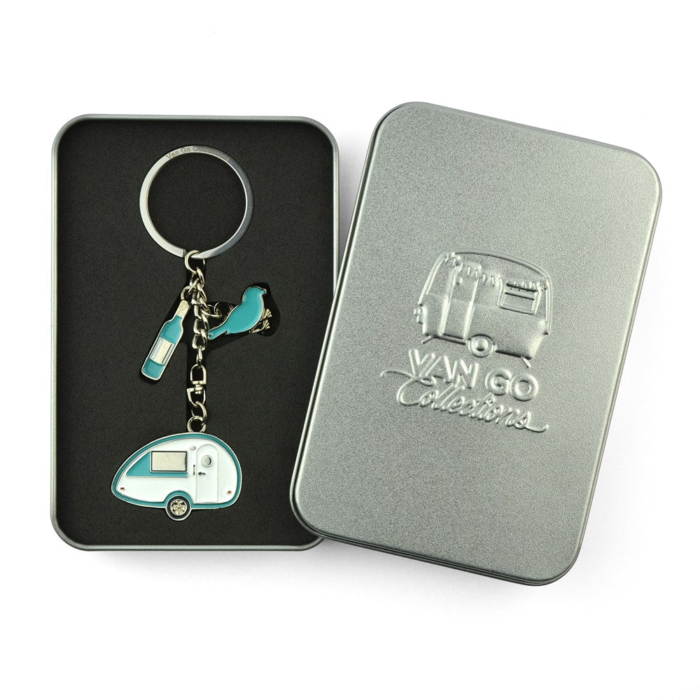 Van Go Key Rings | Various Caravan & RV Themed Designs & Colours