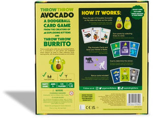 Throw Throw Avocado - A Dodgeball Card Game
