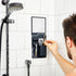 man using harvey & oliver shower set in shower 