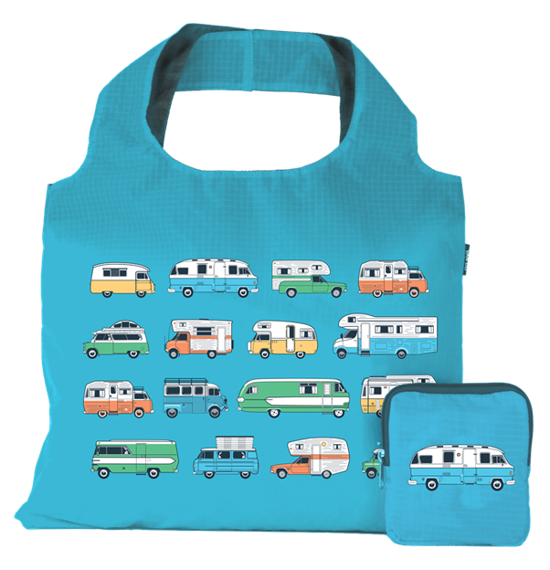 Van Go Tote Bags | Various Caravan Themed Designs & Colours