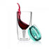double wall wine tumbler with inner wine glass and red wine splash, includes sea foam green lid, stylish insulated drinkware for travel and outdoor use Adventure Awaits
