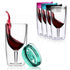 double wall wine tumbler with inner wine glass design and splash effect, set with colourful lids, stylish insulated drinkware for travel and outdoor use Adventure Awaits