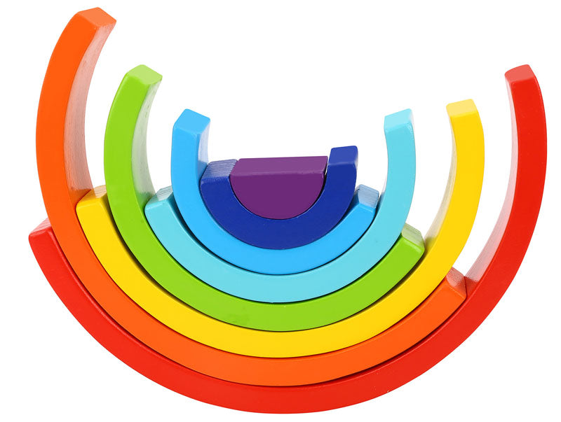 Wooden Rainbow Stacker | BRIGHT by Tooky Toy